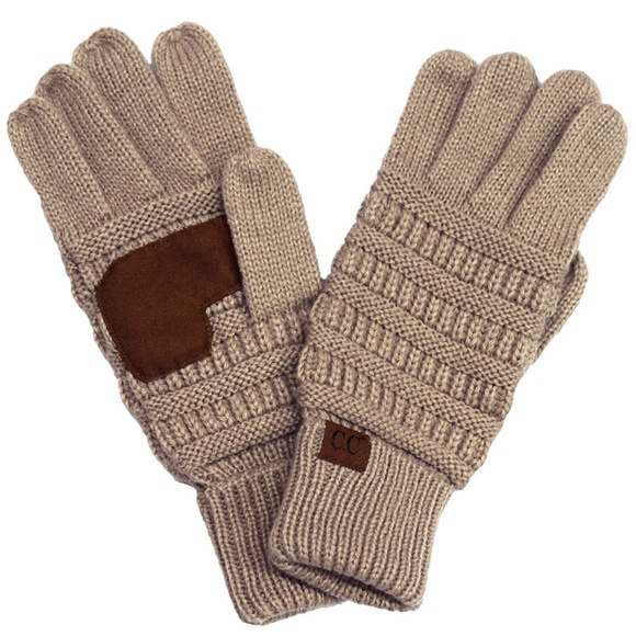 C.C 3pc Knit Warm Beanie Gloves Scarves Set main image 6